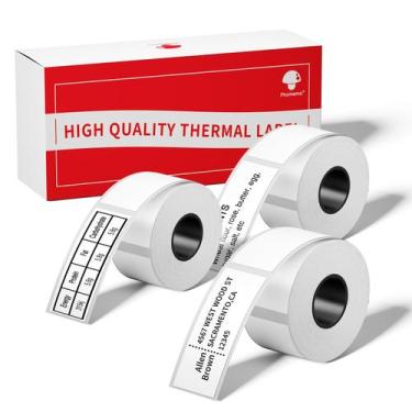 Imagem de Etiqueta Etiquetas de Dirección Phomemo 130 etiquetas/rollo (25x67mm) 