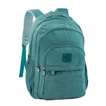 Imagem de Mochila Escolar De Costas Juvenil Crinkle Impermeável Pack n'go Notebo