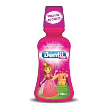 Imagem de Dentil Enxaguante Bucal Kids Zero Álcool Princesas, 250 ml, TuttiFrutti