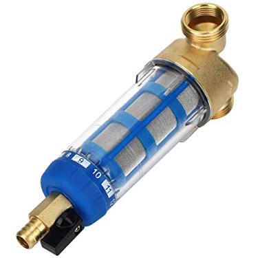 Imagem de GLOGLOW Filtro de água Reusável do Sedimento da Rotação para Baixo, Pré-filtro de 50 Micrômetros para Aparelhos de Cozinha Dos Sistemas de Purificação de água Em Casa