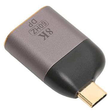 Imagem de Acouto Adaptador USB C para DisplayPort, Conversor de 8K 60 Hz para Tablets e XPS, 8,1 Gbps HBR3, Plug and Play, 4K 144 Hz, Suporte HDR, Compatível Com Vários Dispositivos