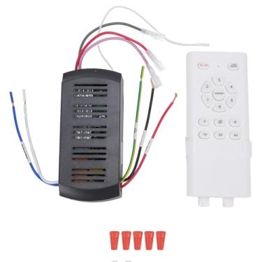 Imagem de Hilitand Kit de Controle Remoto de Ventilador de Teto Universal Com 6 Velocidades Ajustáveis ​​e Função de Temporizador para Harbor Breeze e Muito Mais