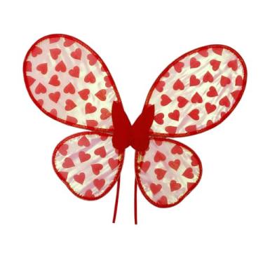 Imagem de Vaveren Asas de Borboleta em Formato de Coração - Acessórios de Fantasia para o Dia dos Namorados e Cosplay