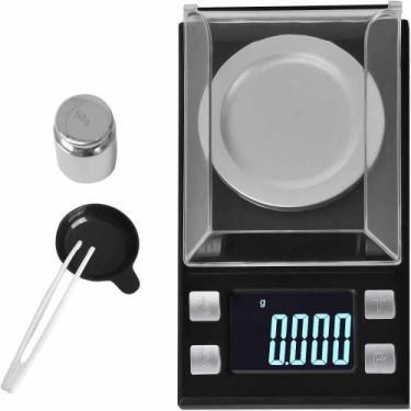 Imagem de Balança digital de joias com tela LCD de precisão de 0,001 g 236 g - T