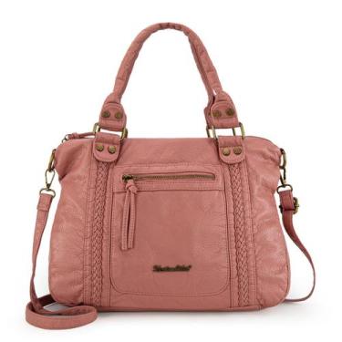 Imagem de Bolsa tiracolo Hobo Montana West MWC-581PK em couro rosa