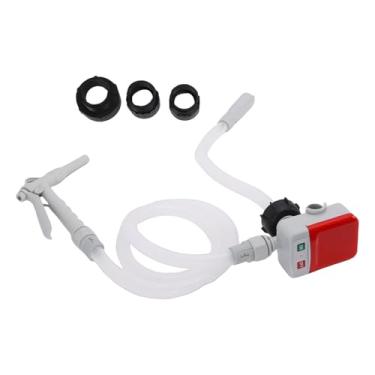 Imagem de Eujgoov Bomba de Transferência de Combustível Manual, Bico Manual 3.2gpm 51in Mangueira 3 Adaptadores para Gasolina Derv Querosene água Não Potável