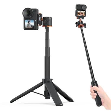 Imagem de Mini tripé de câmera VRIG de 54 cm para DJI OSMO Action 6/Nano, suporte extensível de 360° para bastão de selfie com adaptador magnético de liberação rápida para DJI OSMO Action 6, OSMO Nano