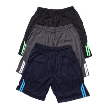 Imagem de Kit 3 Bermuda Helanca Com Bolsos-Masculino