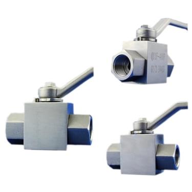 Imagem de Válvula esférica de pressão de aço inoxidável 3/10.2 cm rosca fêmea 304 válvula de esfera hidráulica 1 peça