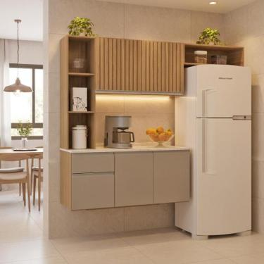 Imagem de Armário De Cozinha Completo Suspenso 163cm Com 5 Portas E 1 Gavetas Co