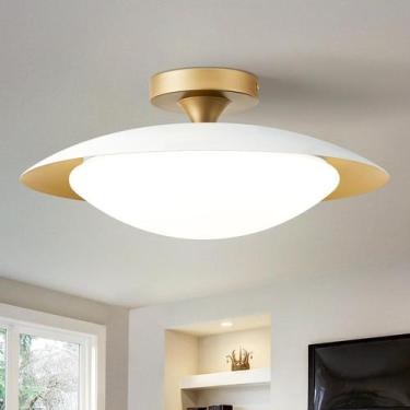 Imagem de Luz de teto YURNYQ 40cm Dimmable 5CCT Acrylic Shade