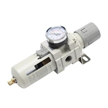 Imagem de 1 peça processador de ar AW2000-02 válvula reguladora de pressão filtro pneumático separador óleo-água com drenagem automática (AW4000-04)