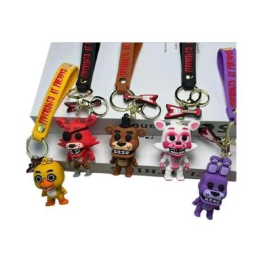 Imagem de Figuras De Ação De Jogo Em Cartoon 5PCS FNAF Freddy Fazbear Modelo De 