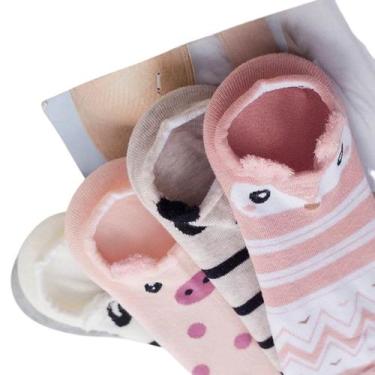 Imagem de Meias Divertidas Sapatilha Adulto Feminina  Kit 6 pares - Mi Amore, So