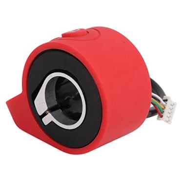 Imagem de Generic Interruptor de Controle de Velocidade Durável do Acelerador de Scooter Elétrico para HX-X6/X7/X8, Acelerador Sensível para Operação Suave, ABS Vermelho 1,2" para Pilotos