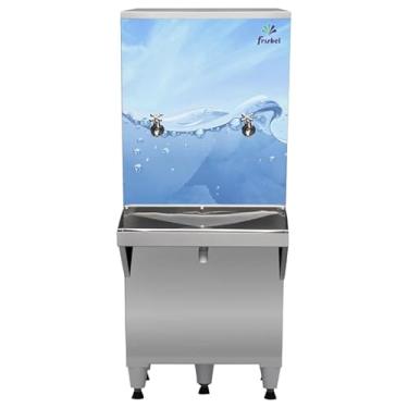 Imagem de Bebedouro Industrial De Coluna 50 Litros 2 Torneira Frisbel (220v)