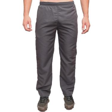 Imagem de Kit 2 Calças Tactel Masculina Leve Macio 3 Bolsos Elástico Cordão Acad