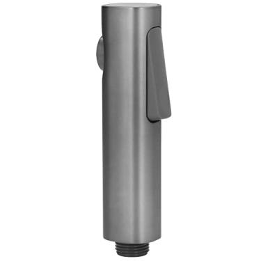 Imagem de Mingzhe Pulverizador de bidê Portátil Ergonômico, Cabeça de Chuveiro Ajustável, Pressão água Cinza para Bebês, Fraldas Pano, Chuveiros Cães