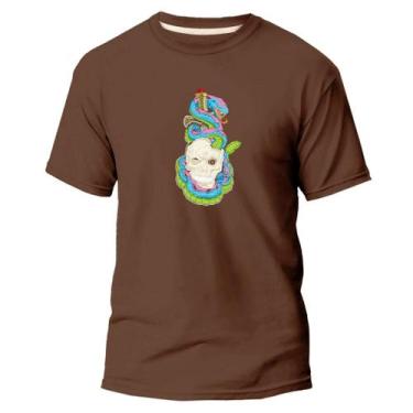 Imagem de  Camiseta Basica Algodão Premium Estampa Digital Serpente - Pavesi, Ma