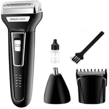 Imagem de Maquina De Cortar Cabelo Barbeador Aparador 3 em 1 Eletrico - Beleza