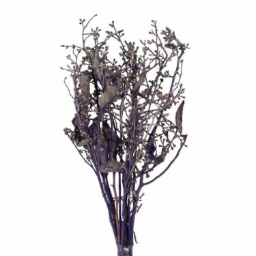 Imagem de Dedo De Anjo Lilas Flor Desidratada Buque Flores Secas - Pense Flores