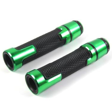 Imagem de Arashi Punhos de guidão universal para motocicletas 7/20.3 cm 22 mm para Honda Suzuki, BMW, Yamaha, Kawasaki, Ducati, todas as motos esportivas, verde Ninja ZX6R ZX7R ZX9R ZX12R 300 Z125