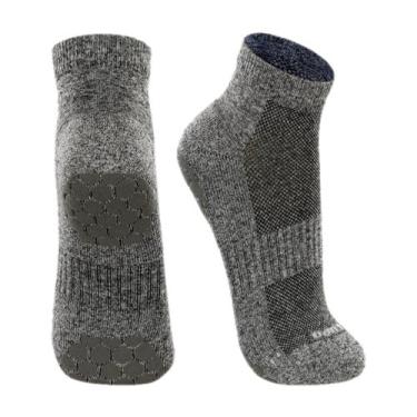 Imagem de Meia Unisex Antiderrapante Pilates Lupo 3310-003, 8300, Cinza chumbo, 