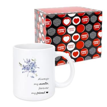 Imagem de Presente de tia, caneca de tia, presente de dia das mães, tia, presentes de Natal para tias, presentes de aniversário para tia, presentes de dia dos namorados para tia