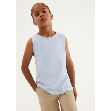 Imagem de Regata Infantil Menino Básica Com Linho-Masculino