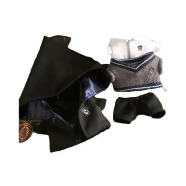 Imagem de Conjunto De Boneca De Vinil Labubu De 17cm Com Roupas, Sapatos, Óculos