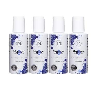 Imagem de Kit 4 Líquido Acrílico Lento Majestic Nails Original 120ml