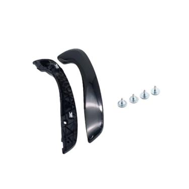 Imagem de Compatível com Renault Megane 3 III Fluence 2008-2016 Maçaneta da porta interna dianteira esquerda direita interna dentro da tampa externa 809600015R 197012651(Glossy Black-Set-L)