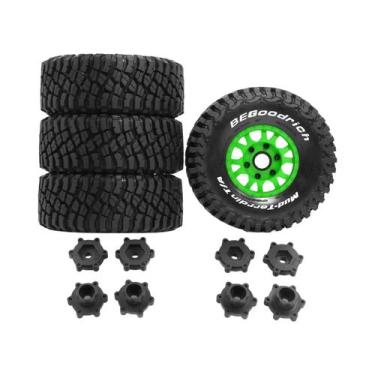 Imagem de Pneus De Caminhão Para Curso Curto 1/7 1/8 12 14 17mm Hex Para Carro R