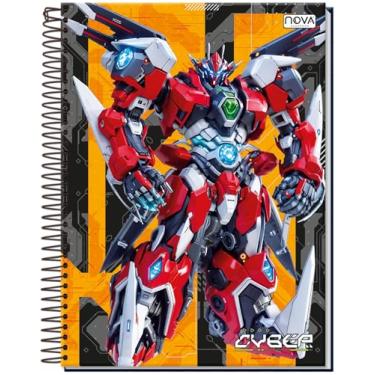 Imagem de CADERNO UNIVERSITÁRIO C/D ESPIRAL 15 MATÉRIAS 240 FLS CYBER