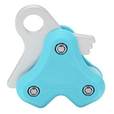 Imagem de Cuofyunl polia de liga de alumínio, bóia de mergulho livre, retrator de corda de metal, acessórios de mergulho de alta eficiência (Azul)