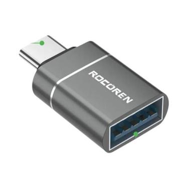 Imagem de Adaptador OTG USB Tipo C Masculino Para USB a 3.0 Feminino Para MacBoo