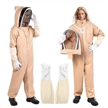 Imagem de Trailabo Macacao Apicultor Roupa Com Luva, Macacão Apicultura Ventilado Profissional Completa