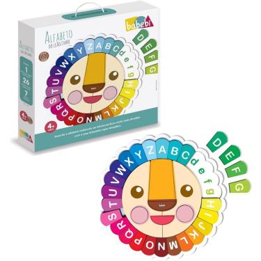 Imagem de Brinquedo Educativo Alfabeto Do Leãozinho - Babebi 7003