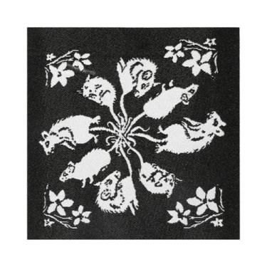 Imagem de Etiqueta Preta Punk Humorística Para Costurar Ou Aplicar a Ferro Em Ro