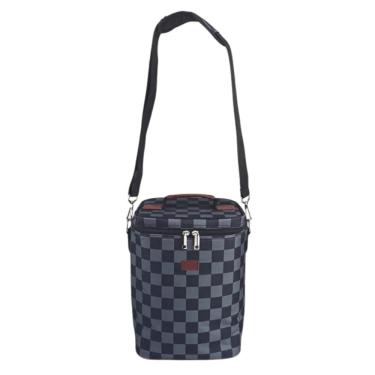 Imagem de Bolsa Térmica A\Casa 12L Preto para 4 Garrafas – Poliéster Resistente