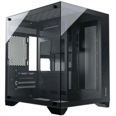 Imagem de Gabinete Gamer Aquario Clarity Preto Lateral Vidro Fortrek