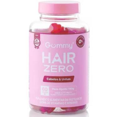 Imagem de Vitamina cabelos unha gummy hair zero c/60 gomas