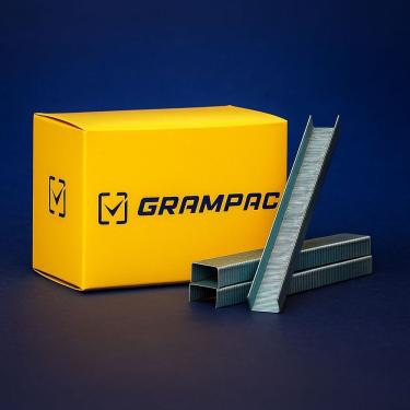 Imagem de Grampos Grampac – Grampos Resistentes Para Estofados Tapeçaria Embalagens Papelão E Tecidos 80-6