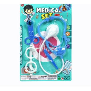 Imagem de Kit Médico Brinquedo De Profissões Brinquedo Educativo 4 Pçs - PeP Mag