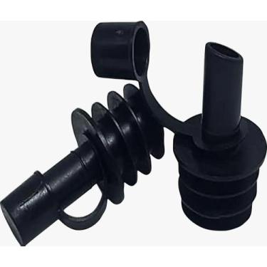 Imagem de Kit com 10 Bicos Dosador Para De Garrafa Vidro Azeite E Vinagre cor pr