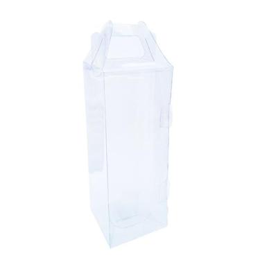 Imagem de 20 Caixa de Acetato Transparente 8x8x21cm unidades Caixa para presente