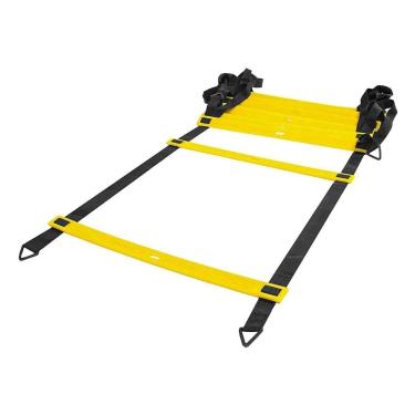 Imagem de Escada Agilidade Pró Treinamento Funcional - 9 degraus e 4,5 mts - Nylon e Varetas de PVC. 09099-Unissex