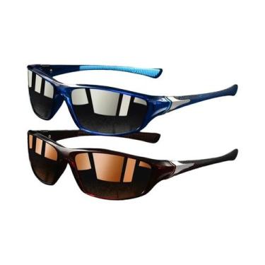 Imagem de Óculos De Sol Esportivos Vintage Unissex Anti-reflexo Para Pesca, Corr