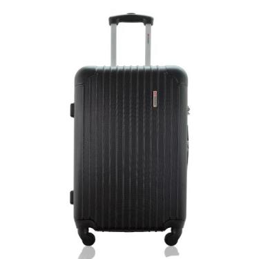 Imagem de Mala de Viagem Média 23kg Despachada Rígida Rodas 360º Cadeado de Segr