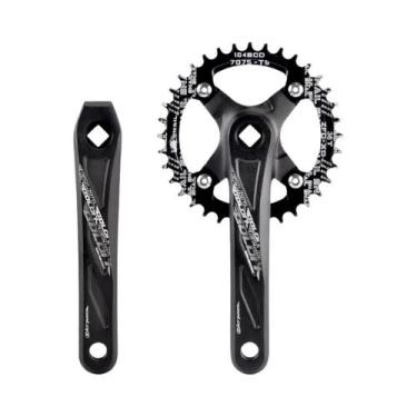 Imagem de Pedaleira De Bicicleta Em Liga De Alumínio Com Furo Quadrado MTB 165/1